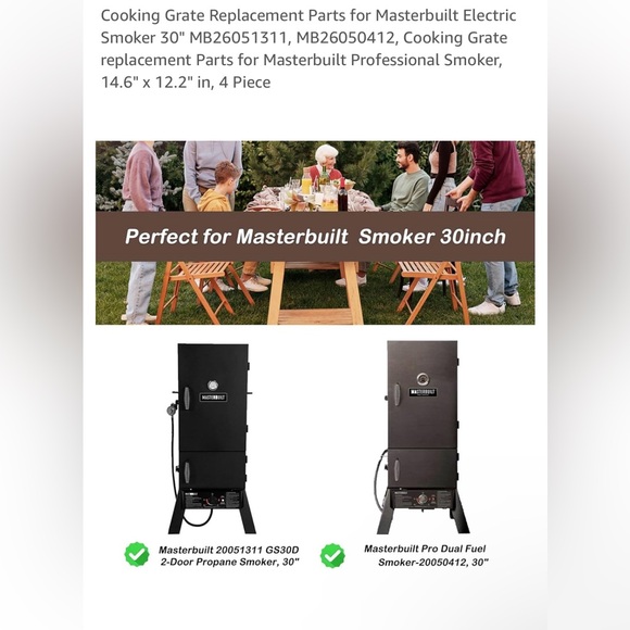 Masterbuilt grill grate insert support replacements - Picture 2 of 4